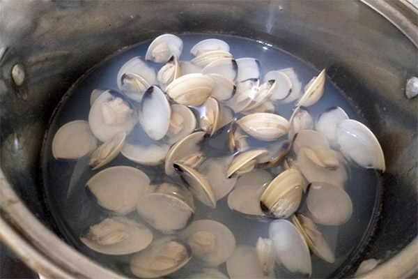 cải mầm nấu nghêu 4
