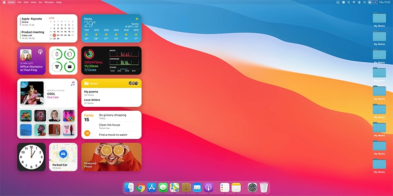 Gỡ bỏ các widget không cần dùng
