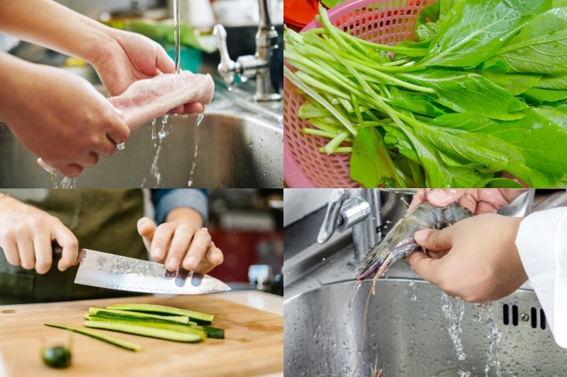 cải xanh cuốn tôm thịt 1