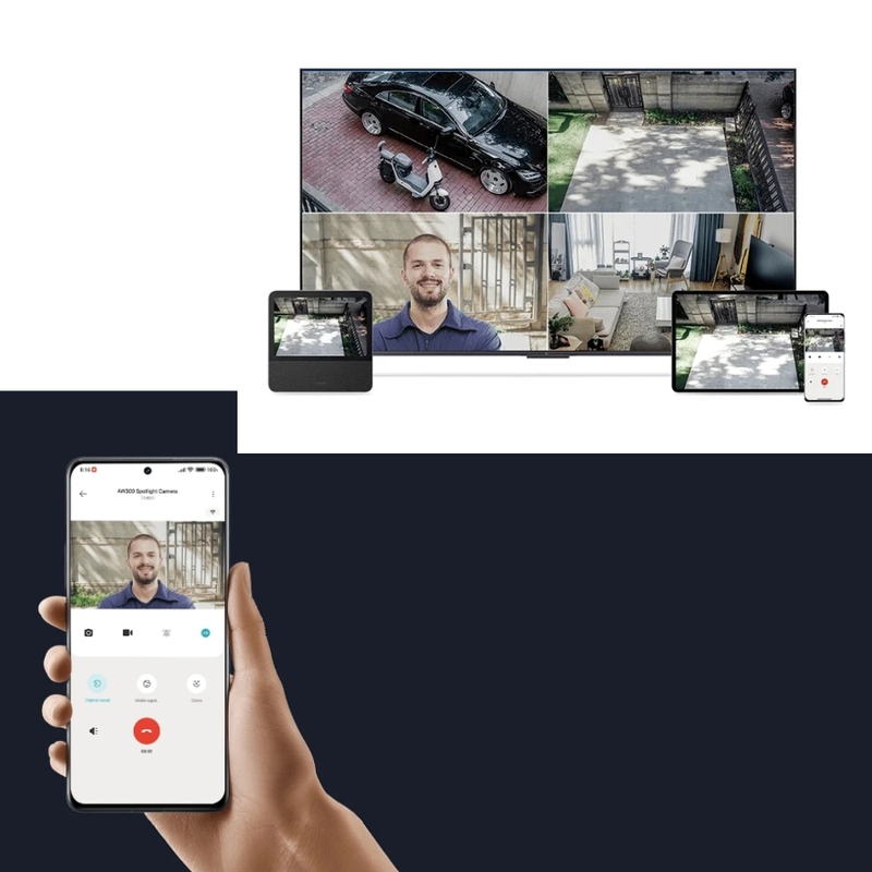 Theo dõi hình ảnh của camera an ninh qua smartphone