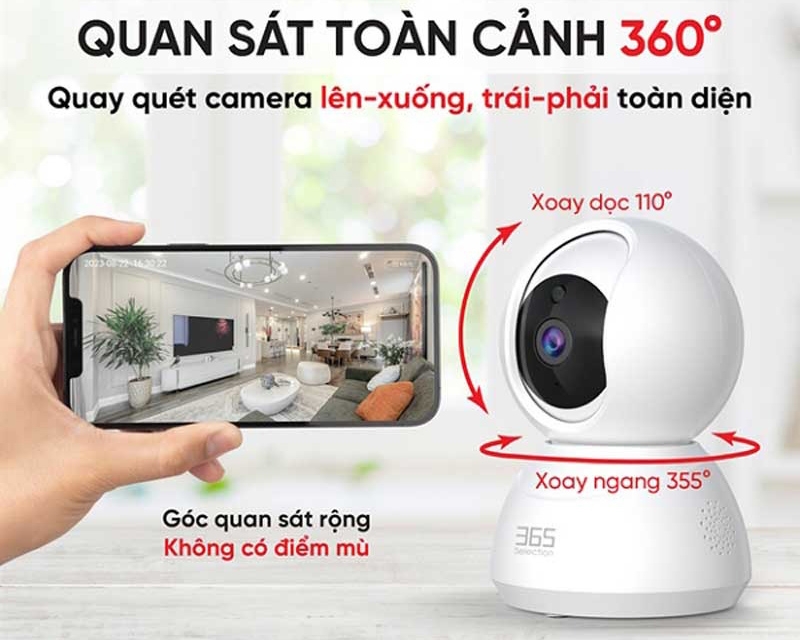 Camera giám sát IP 3MP 365 Selection C1 (hình 4)