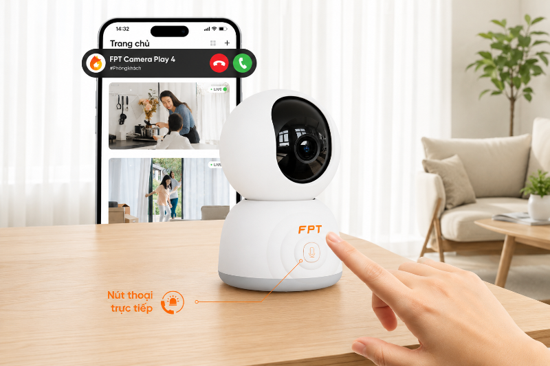 Camera giám sát IP 3MP FPT Play 4 - hình 4