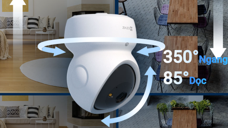 Camera IP 360 độ 5MP Ezviz H6C - hình 5