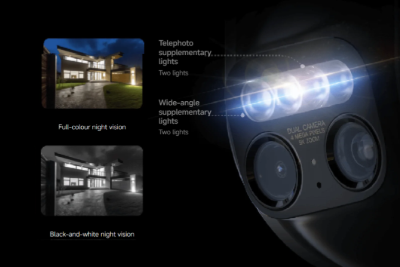 Camera IP ngoài trời 4MP Xiaomi CW700S Dual (hình 3)