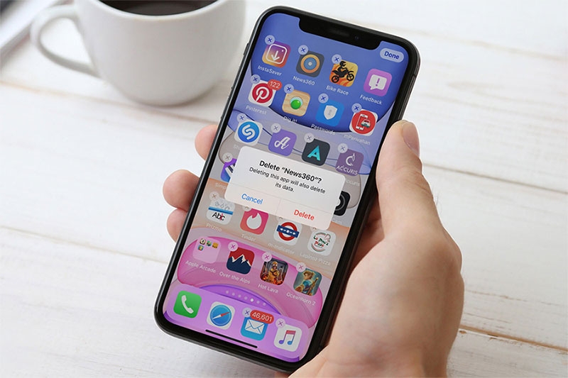 Camera sau iPhone bị4 mờ hình