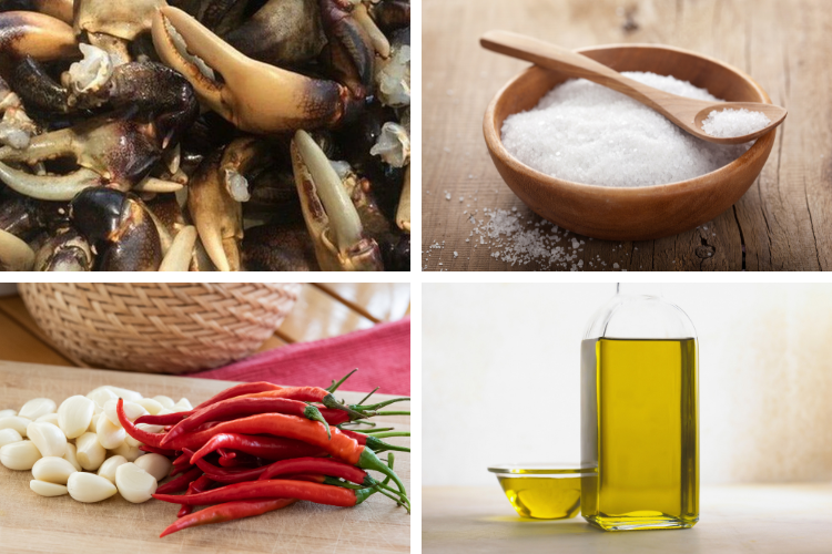 Càng cua đồng rang muối ớt hình 3