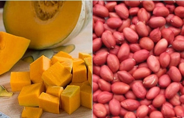 Canh bí đỏ đậu phộng (Hình 2)