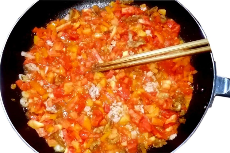 Canh bún chay hình 6