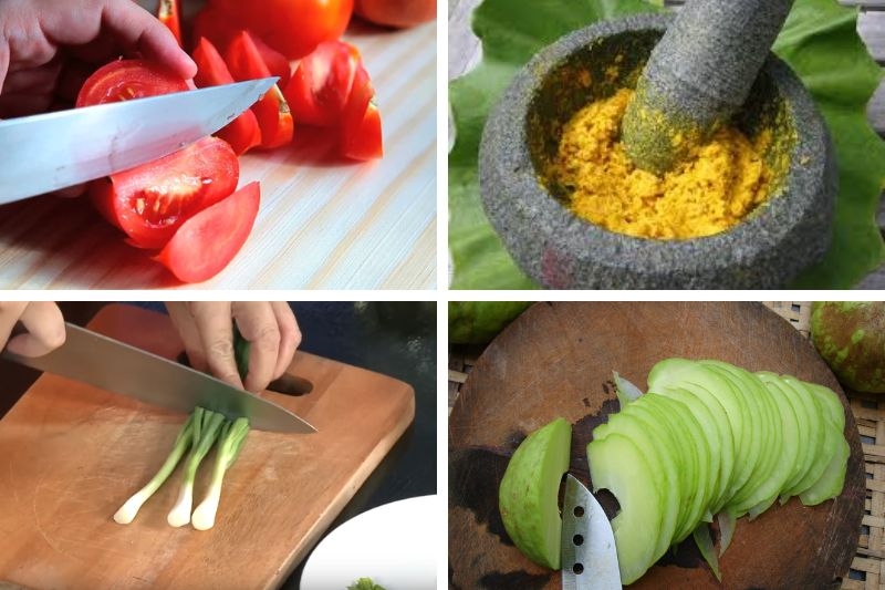 Canh cá nấu dọc mùng kiểu Bắc ảnh 4