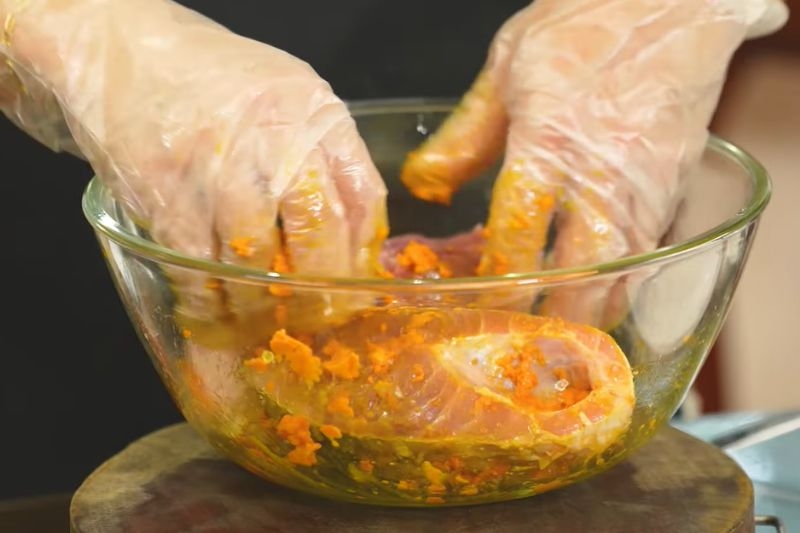 Canh cá nấu dọc mùng kiểu Bắc ảnh 5