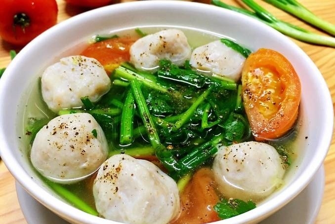 Canh chả cá (ảnh 4)