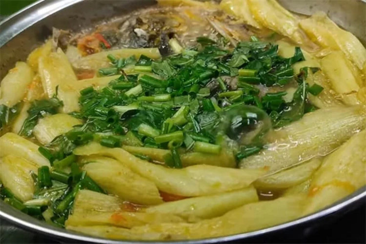 canh chua cá chép nấu dọc mùng ảnh 12