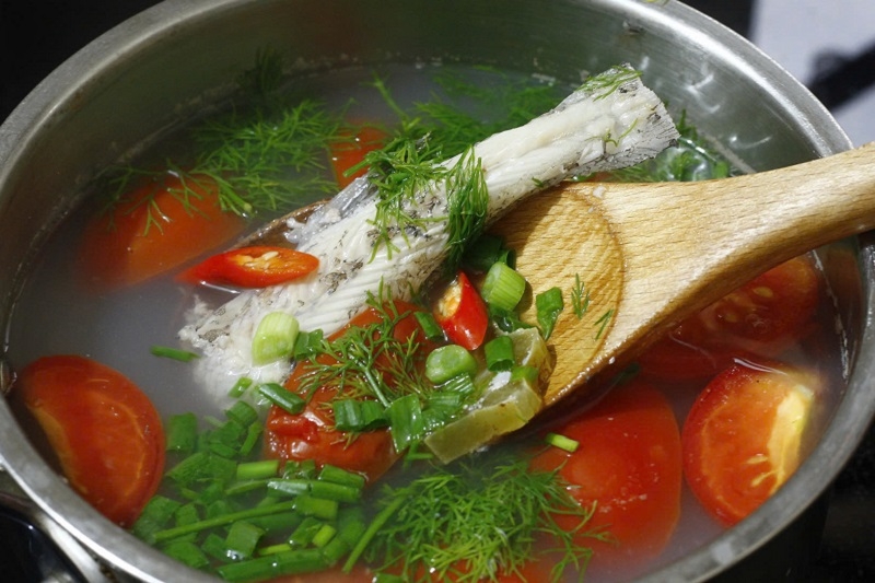 Canh chua cá khoai ảnh 6