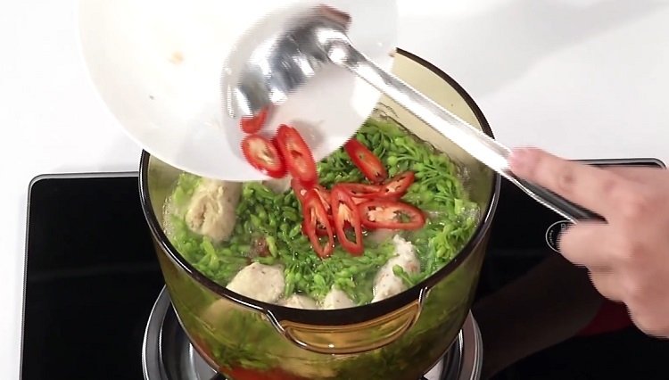 Canh chua hoa thiên lý (Hình 6)