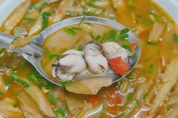 canh hàu dọc mùng 6