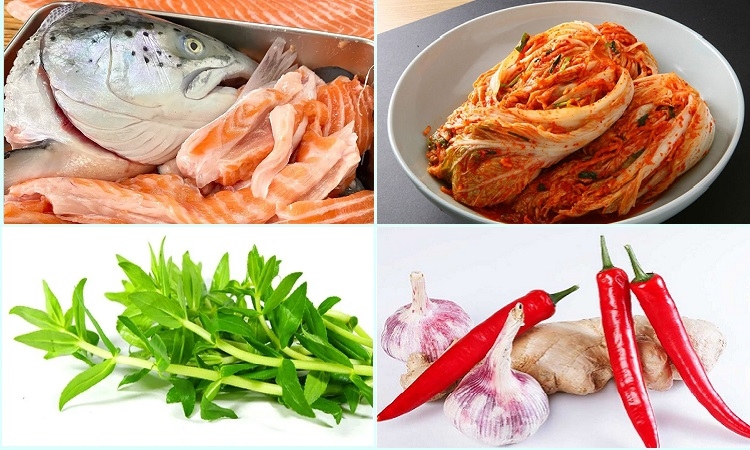 Canh kim chi cá hồi (Hình 2)