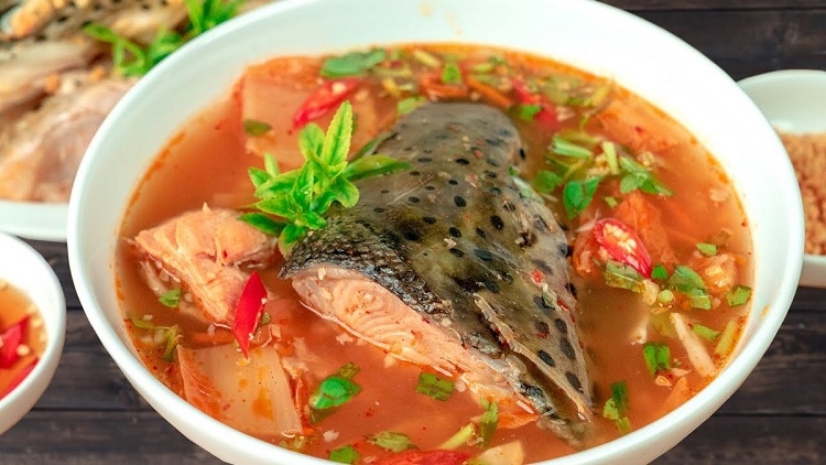Canh kim chi cá hồi (Hình 5)