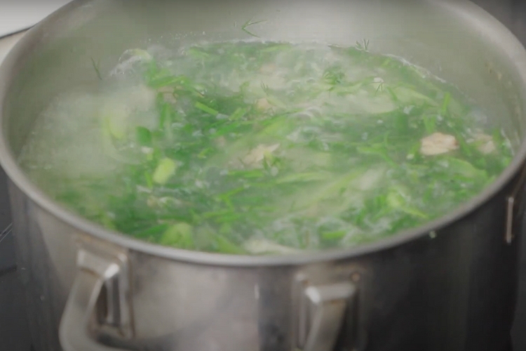 canh nghêu nấu bầu 7