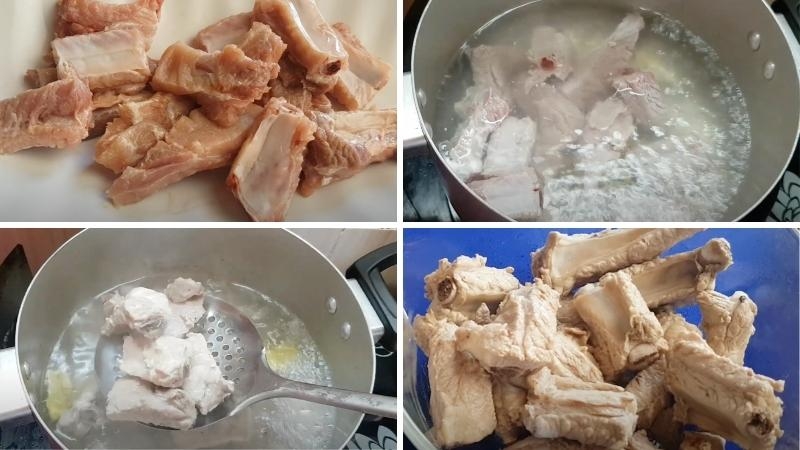 canh rau sắn chua nấu sườn 4