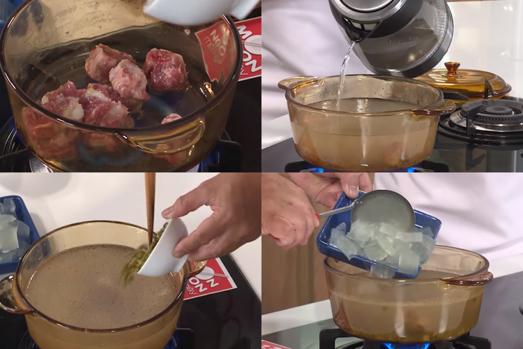 Canh sườn non nha đam và đậu xanh 4