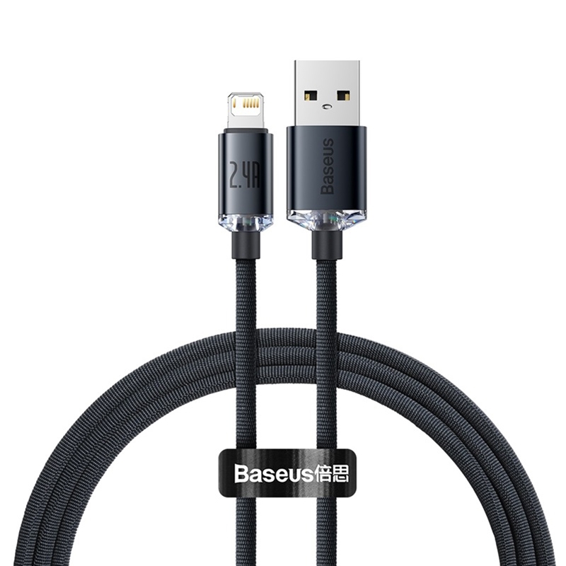 Cáp Usb - A To Lightning 1.2M Crystal Shine Baseus