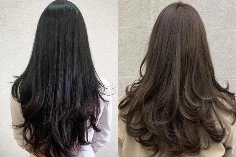 Cắt tóc lá 2 tầng ảnh 10