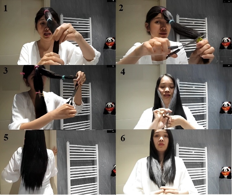 Cắt tóc lá 2 tầng ảnh 16