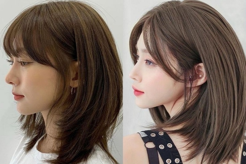 Cắt tóc lá 2 tầng ảnh 4