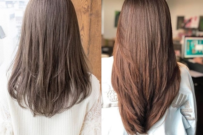 Cắt tóc lá 2 tầng ảnh 5