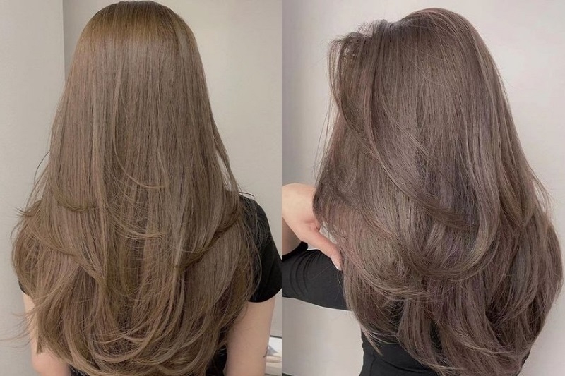 Cắt tóc lá 2 tầng ảnh 7