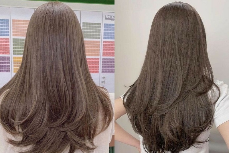 Cắt tóc lá 2 tầng ảnh 8