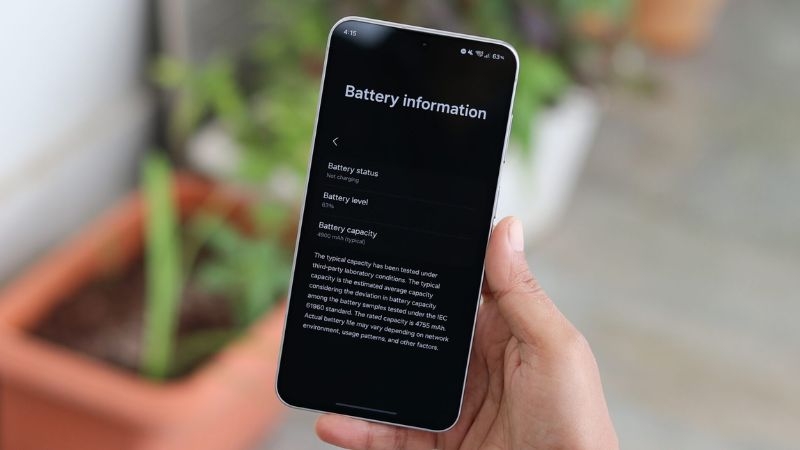 Cấu hình Galaxy S26 FE về pin