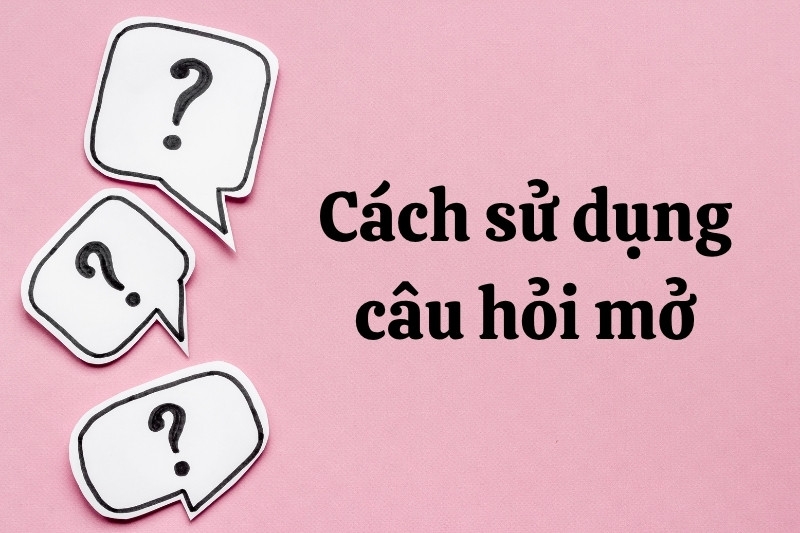 Câu hỏi mở là gì 3