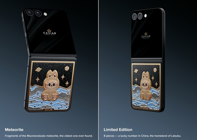 Caviar ra mắt Samsung Galaxy Z Fold7 và Flip7 Cabubu Edition, lấy cảm hứng từ Labubu, mạ vàng 24k - hình 6