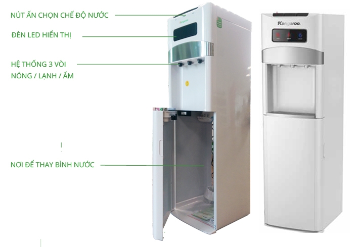 cay nuoc nong lanh binh am than kangaroo kg39h