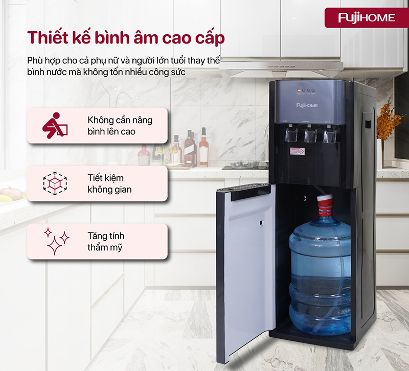 Cây nước nóng lạnh hút bình (hình 1)