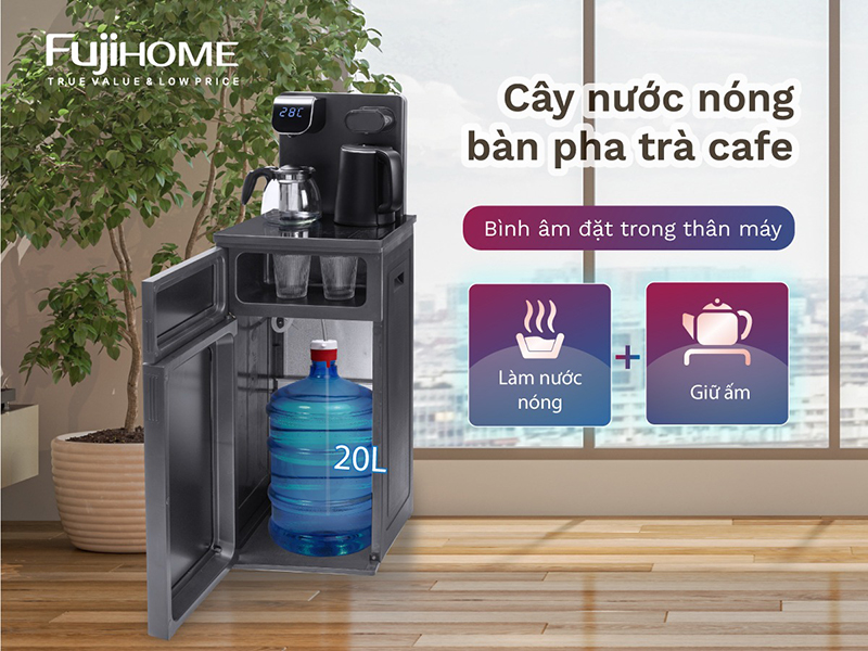 Cây nước nóng lạnh hút bình (hình 2)