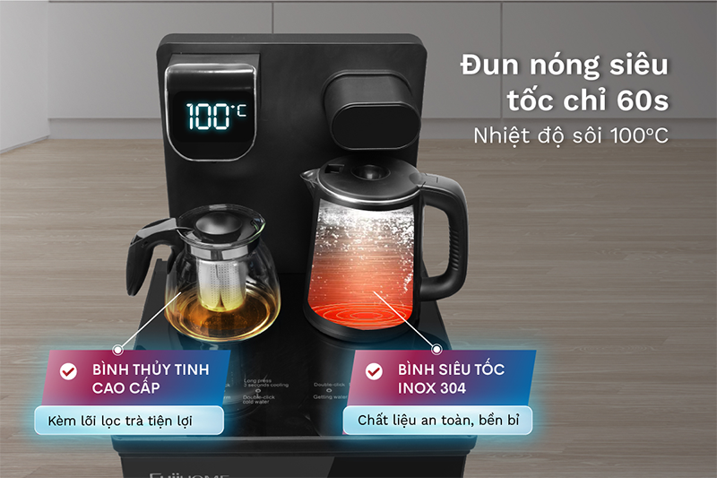Cây nước nóng lạnh hút bình Fujihome TB110E (hình 9)