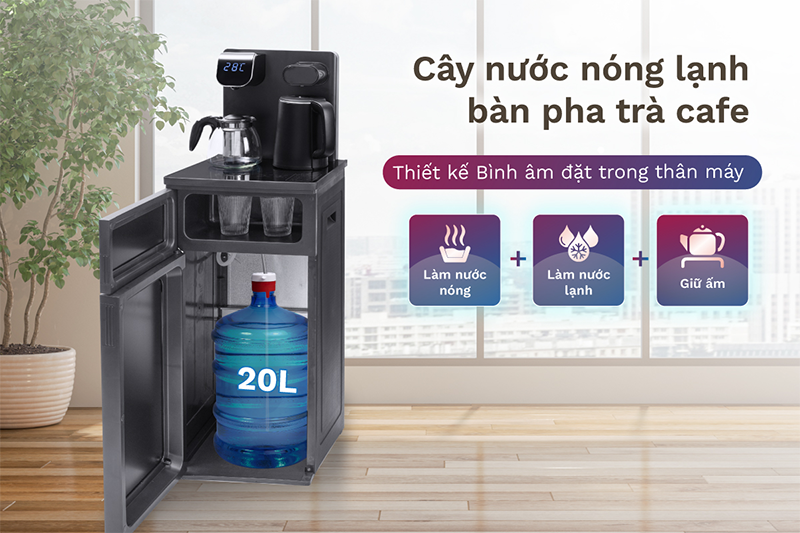 Cây nước nóng lạnh hút bình Fujihome TB110E (hình 2)