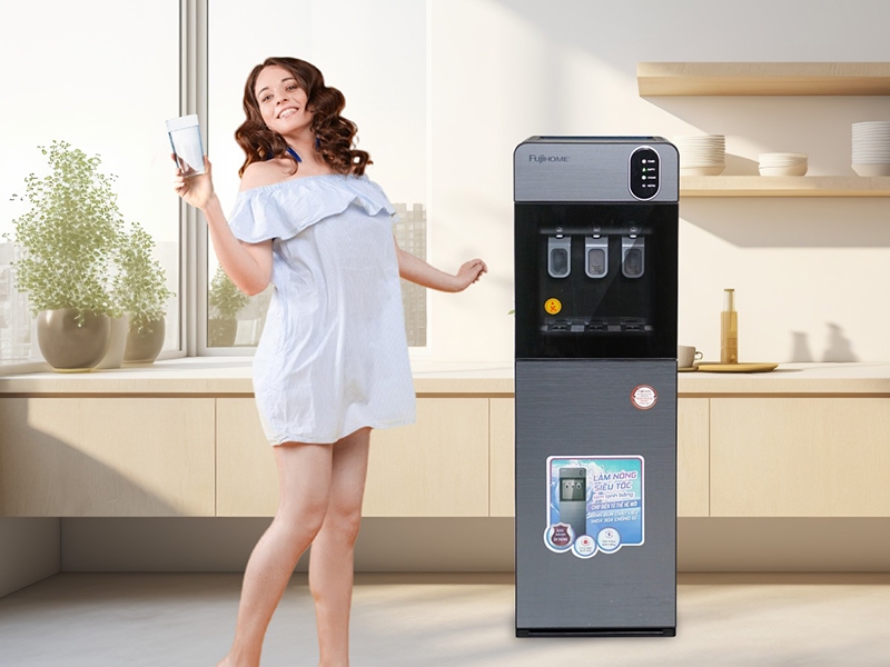 Cây nước nóng lạnh hút bình Fujihome WD11ES (hình 9)