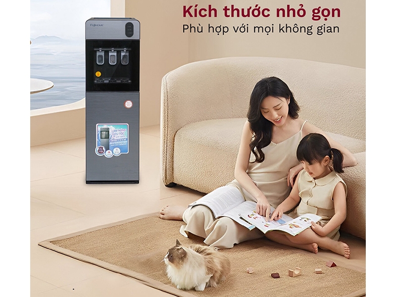 Cây nước nóng lạnh hút bình Fujihome WD210UE (hình 2)
