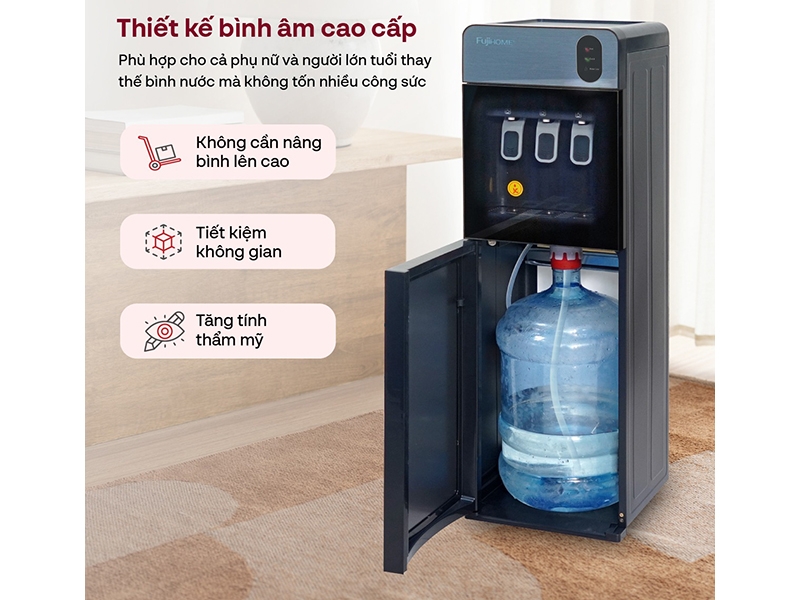 Cây nước nóng lạnh hút bình Fujihome WD210UE (hình 4)