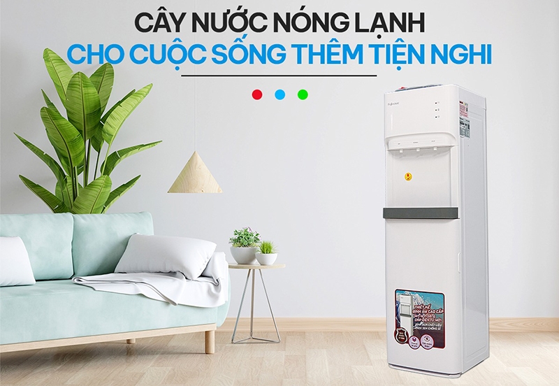 Cây nước nóng lạnh hút bình Fujihome WD606ES (hình 1)