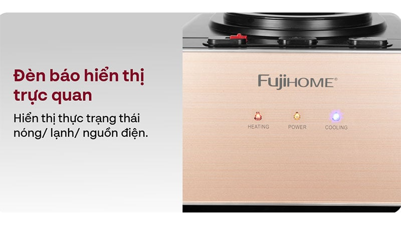 Cây nước nóng lạnh úp bình Fujihome WD675C (hình 5)
