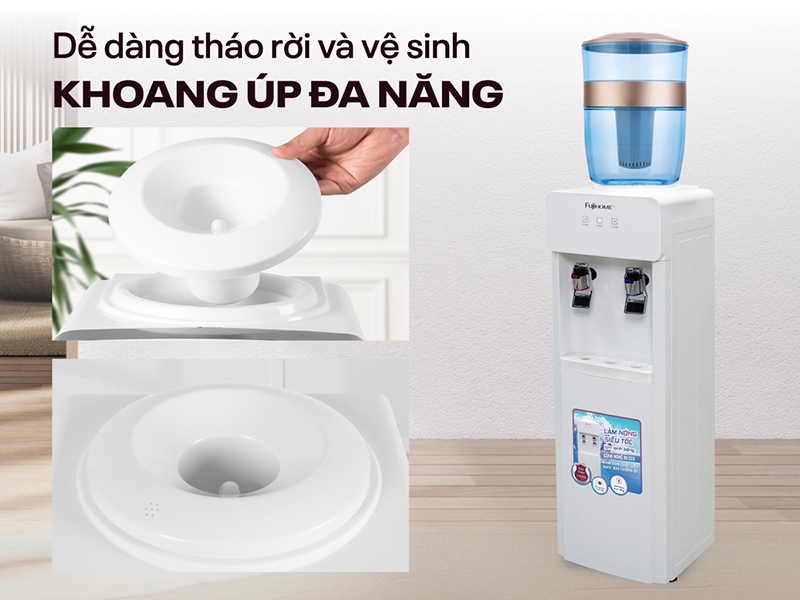 Cây nước nóng lạnh úp bình Fujihome WD676C (hình 9)