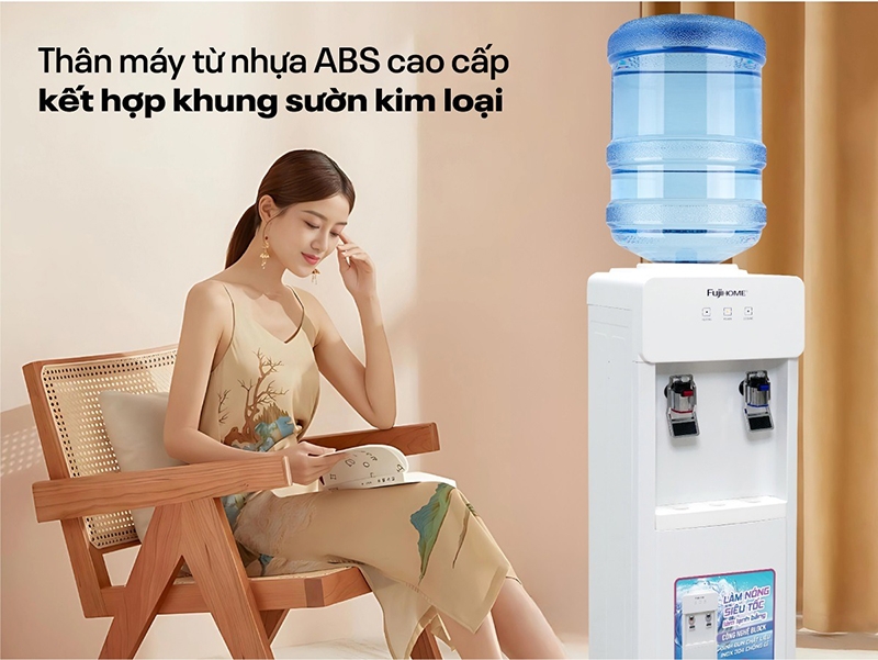 Cây nước nóng lạnh úp bình Fujihome WD676C (hình 3)