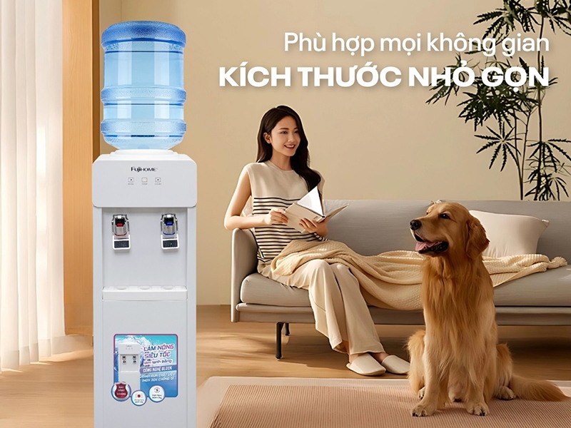 Cây nước nóng lạnh úp bình Fujihome WD676C (hình 2)
