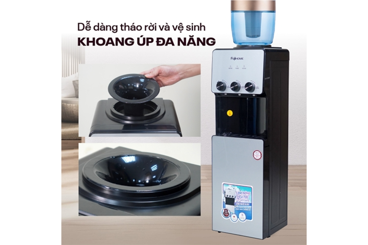 Cây nước nóng lạnh úp bình Fujihome WD677C (hình 5)