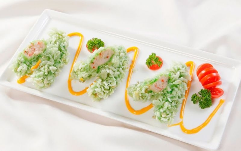 chả cá chiên cốm 4