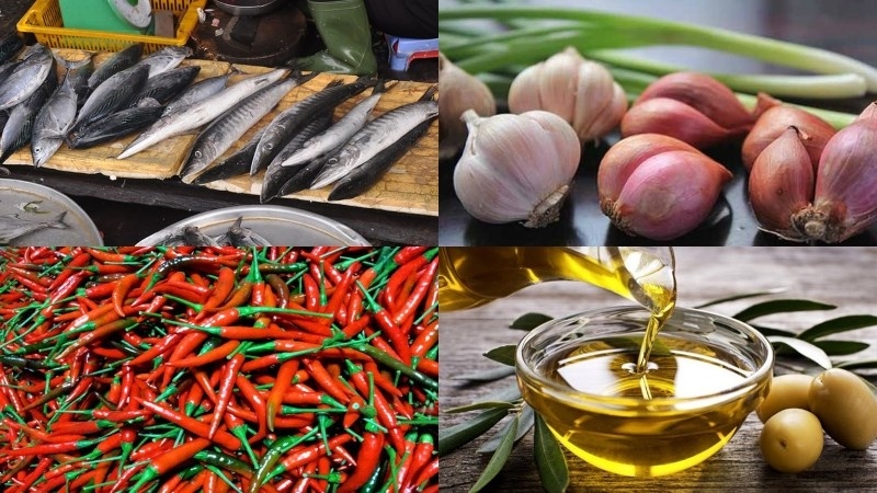 chả cá nhồng - nguyên liệu